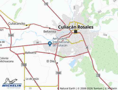 Mappa MICHELIN Rincón San Rafael - ViaMichelin