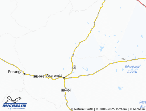 MICHELIN-Landkarte Livramento - ViaMichelin