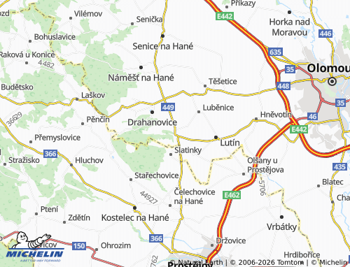Mappa MICHELIN Slatinice - ViaMichelin