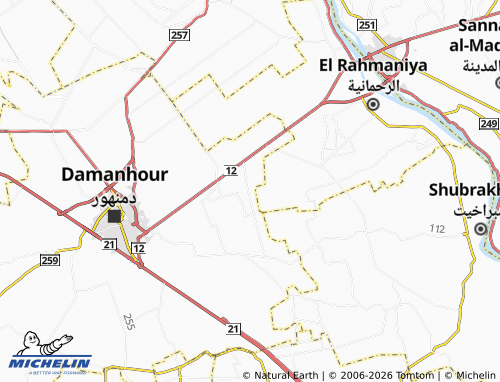 Mapa MICHELIN Ezbat Husayn Amr - ViaMichelin