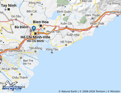 Mapa MICHELIN Đất Đỏ - ViaMichelin