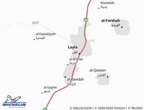 MICHELIN-Landkarte al-Sina'iyyah - ViaMichelin