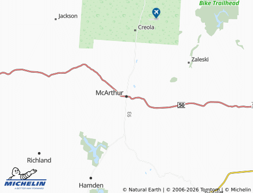 Mappa MICHELIN McArthur - ViaMichelin