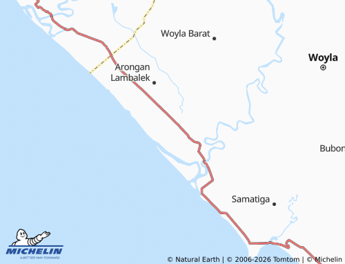 MICHELIN Seuneubok Lueng map - ViaMichelin