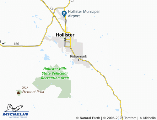 Mappa MICHELIN Ridgemark - ViaMichelin