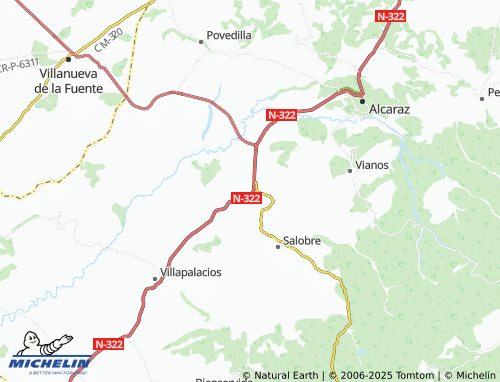 MICHELIN Reólid map - ViaMichelin