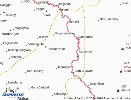 MICHELIN Napalico map - ViaMichelin