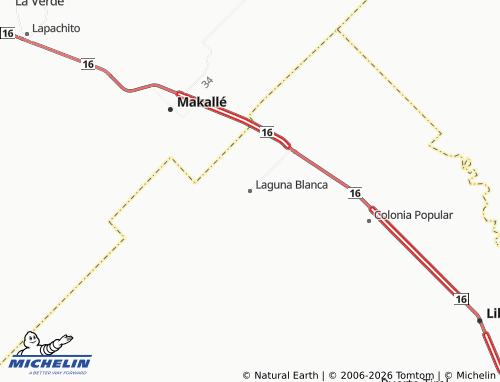 MICHELIN-Landkarte Laguna Blanca - ViaMichelin