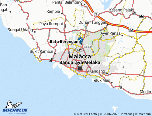 MICHELIN-Landkarte Kampung Baroh - ViaMichelin