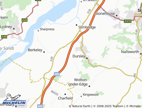 MICHELIN Stinchcombe map - ViaMichelin
