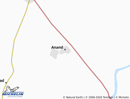 Mappa MICHELIN Anand - ViaMichelin
