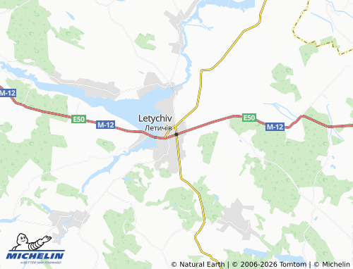 MICHELIN-Landkarte Letychiv - ViaMichelin
