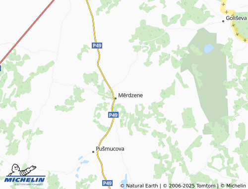 MICHELIN Šalaji map - ViaMichelin