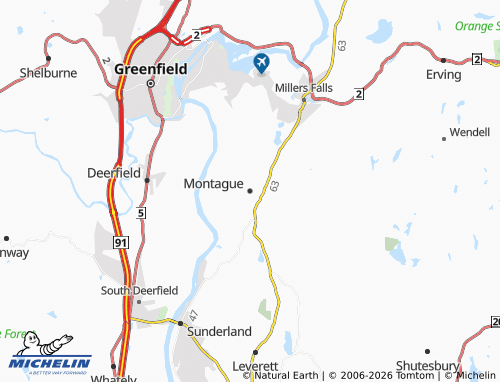 Mappa MICHELIN Montague - ViaMichelin