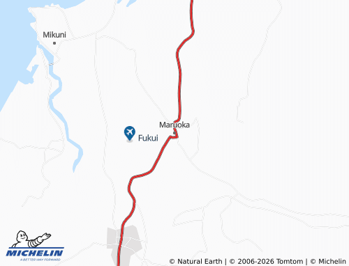 Mappa MICHELIN Maruoka - ViaMichelin