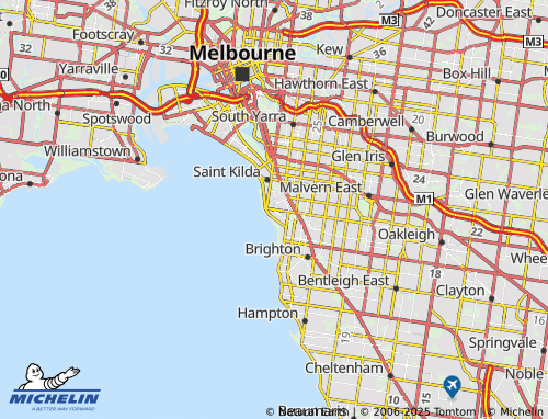 MICHELIN Elwood map - ViaMichelin