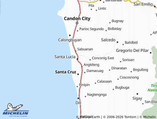MICHELIN Conconig West map - ViaMichelin