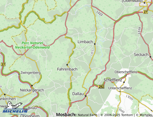 MICHELIN Trienz map - ViaMichelin