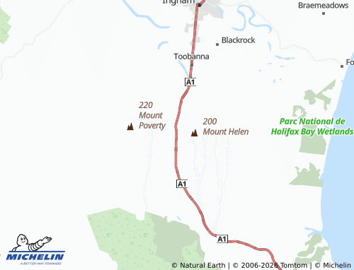 MICHELIN Helens Hill map - ViaMichelin