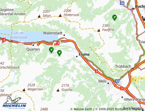 MICHELIN Platten map - ViaMichelin