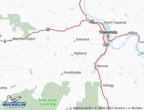 MICHELIN-Landkarte Highland - ViaMichelin