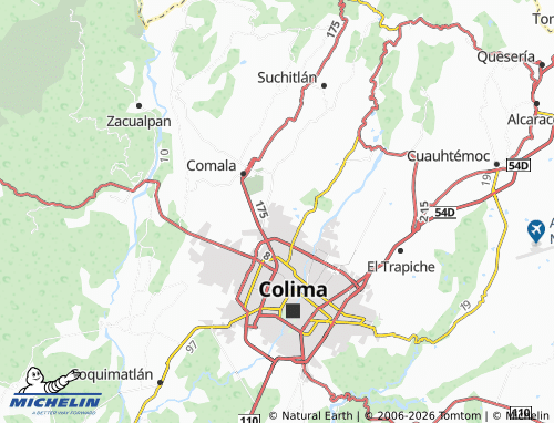 MICHELIN-Landkarte Colinas de Las Lagunas - ViaMichelin
