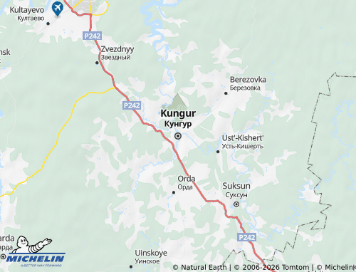 MICHELIN-Landkarte Kungur - ViaMichelin