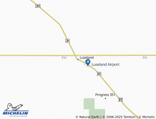 Carte MICHELIN Luseland - ViaMichelin