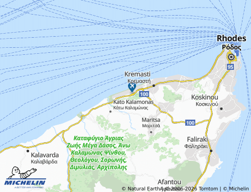 Carte MICHELIN Paradeisi - ViaMichelin