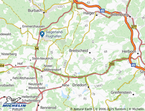 MICHELIN Rabenscheid map - ViaMichelin