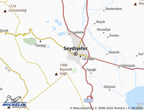MICHELIN Yenicami map - ViaMichelin