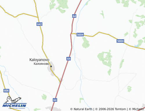 Mappa MICHELIN Chernozemen - ViaMichelin