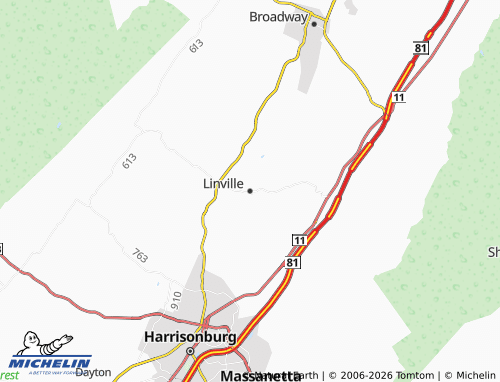 Mapa MICHELIN Linville - ViaMichelin