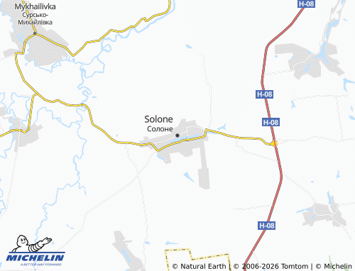 Mappa MICHELIN Solone - ViaMichelin