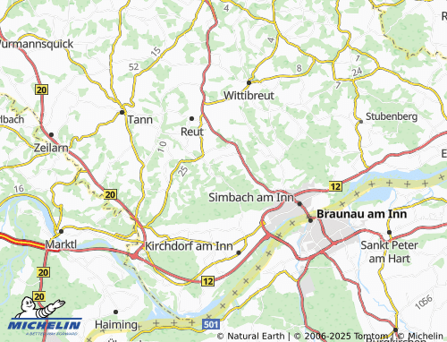 MICHELIN-Landkarte Satzenberg - ViaMichelin