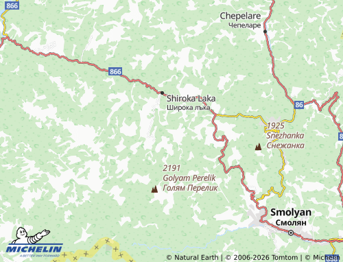 MICHELIN-Landkarte Solishta - ViaMichelin