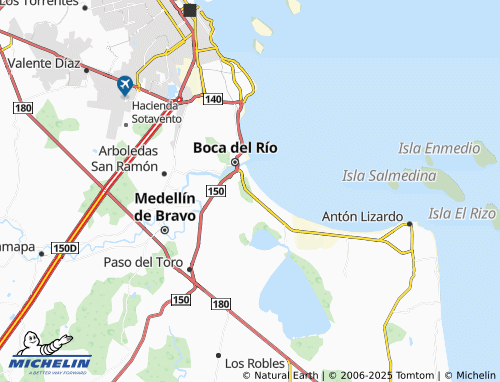 Mapa MICHELIN Colonia Playa de La Libertad - ViaMichelin
