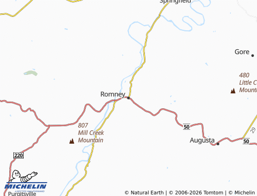 Mappa MICHELIN Romney - ViaMichelin