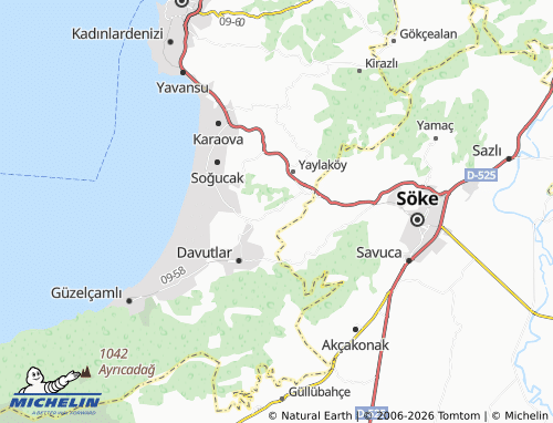 MICHELIN Caferli map - ViaMichelin