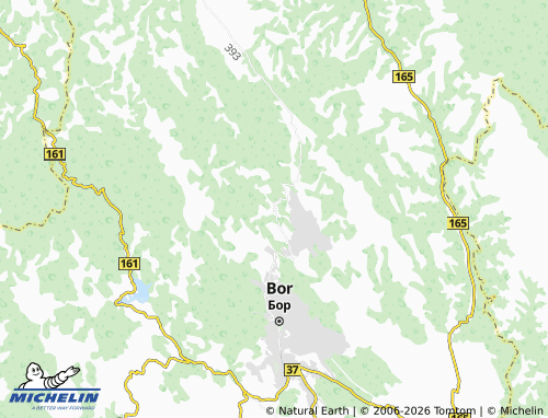 Mapa MICHELIN Krivelj - ViaMichelin