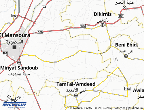 Mapa MICHELIN al-Khaleej - ViaMichelin