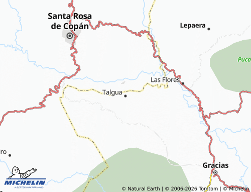 MICHELIN Talgua map - ViaMichelin