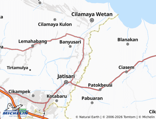 Mapa MICHELIN Cicinde Utara - ViaMichelin