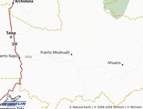 MICHELIN Puerto Misahualli map - ViaMichelin