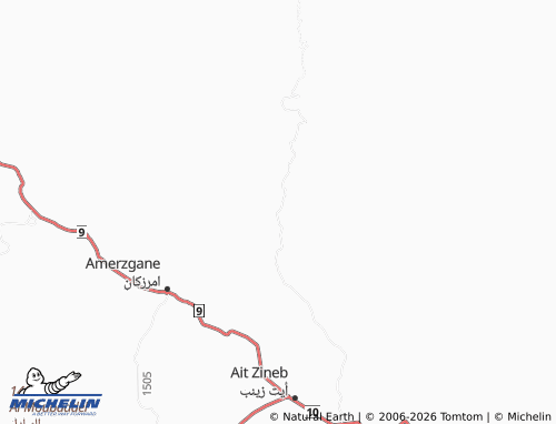MICHELIN Tamdaght map - ViaMichelin
