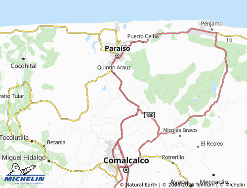 MICHELIN-Landkarte Oriente Primera Sección - ViaMichelin