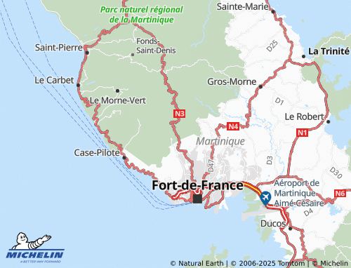 Mappa MICHELIN Camp de Balata-Tourtet - ViaMichelin