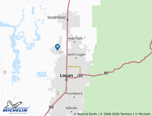 Mapa MICHELIN North Logan - ViaMichelin