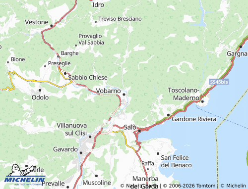 MICHELIN Vobarno map - ViaMichelin