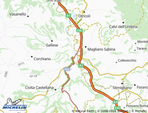 Mapa MICHELIN Borghetto - ViaMichelin
